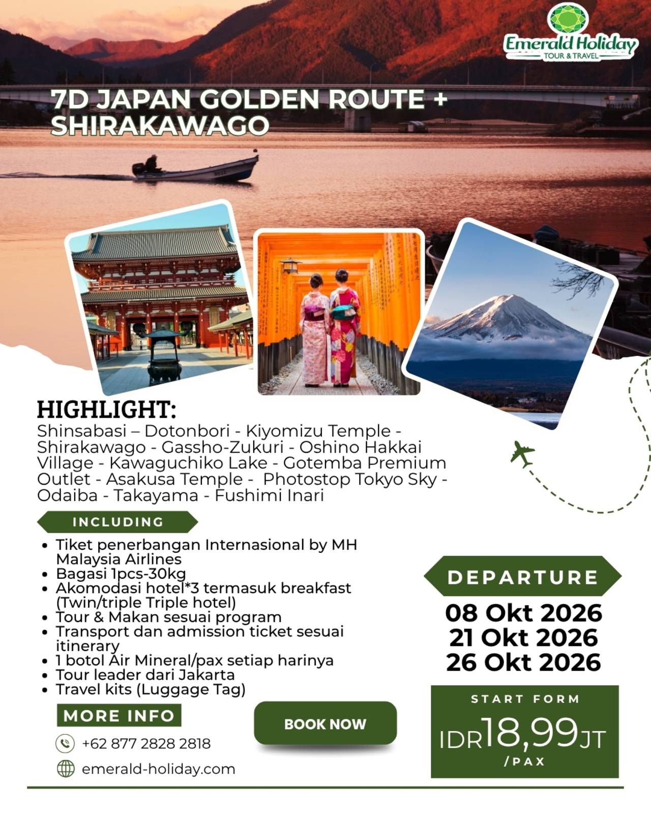 JAPAN GOLDEN ROUTE - SHIRAKAWAGO